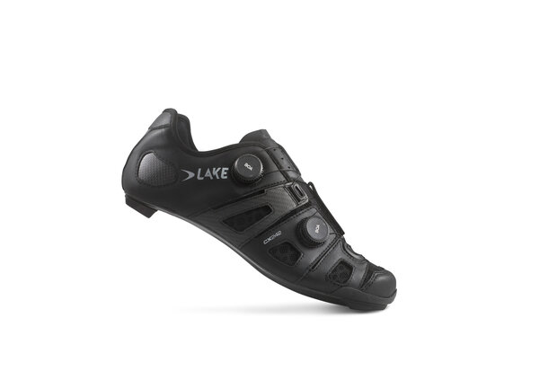 Lake CX242 Wielrenschoenen Black/Silver
